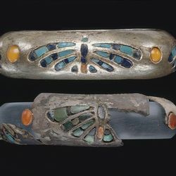Bracelets in the burial chamber of Tomb G 7000X as discovered by George Reisner in 1925