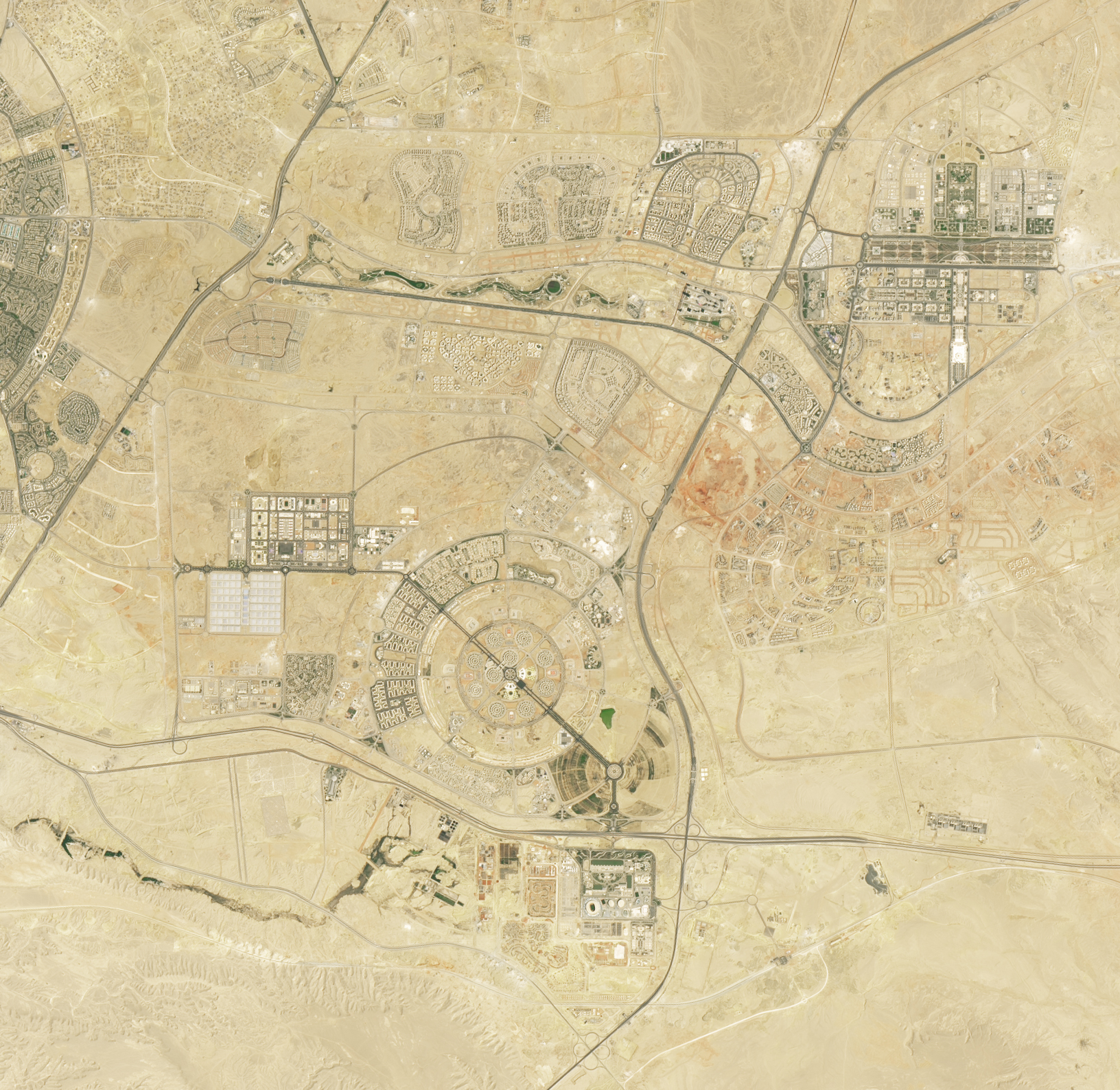 satellite image of egypt's new administrative capital in 2024 satellite image of egypt's new administrative capital in 2024