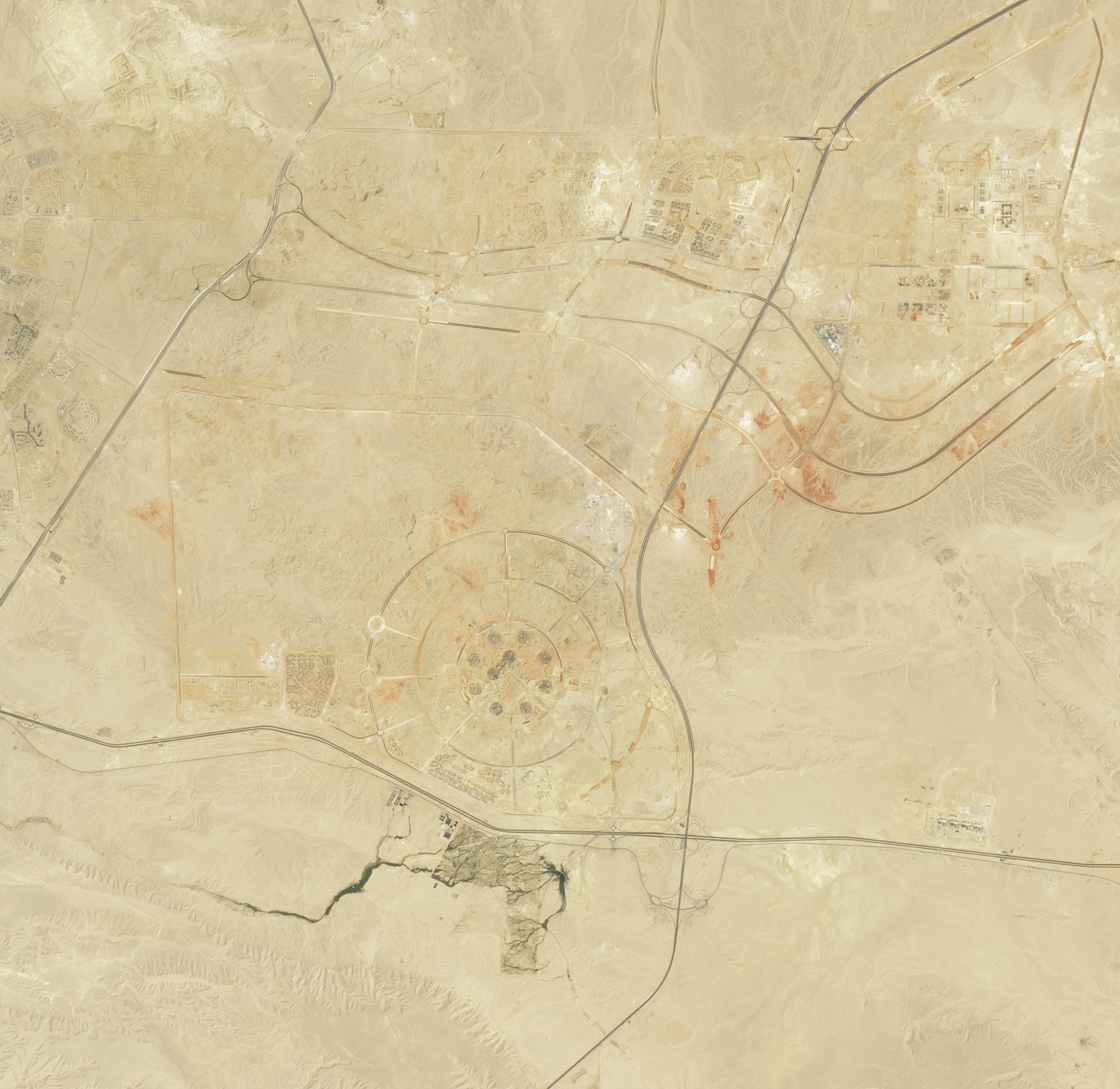 satellite image of egypt's new administrative capital in 2017 satellite image of egypt's new administrative capital in 2017