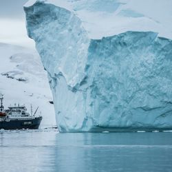 Iceberg in the atlantic off Greenland
