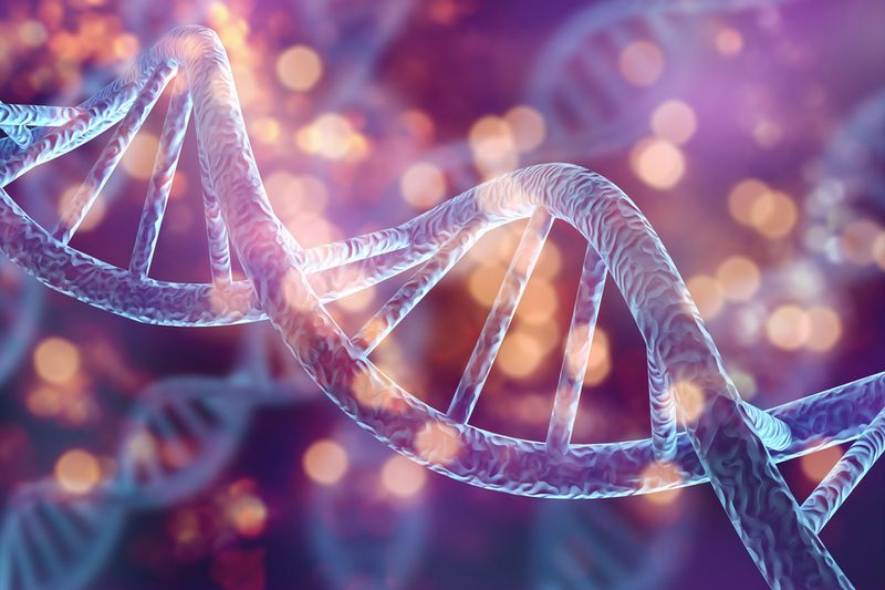 Illustrated strands of DNA that represent the three variants of the SCN9A gene are present in Neanderthal genomes and have been linked to increased pain sensitivity in humans.