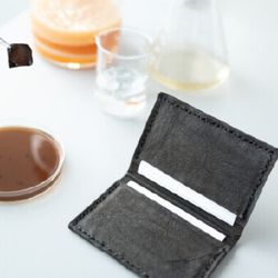 Self dyed leather wallet