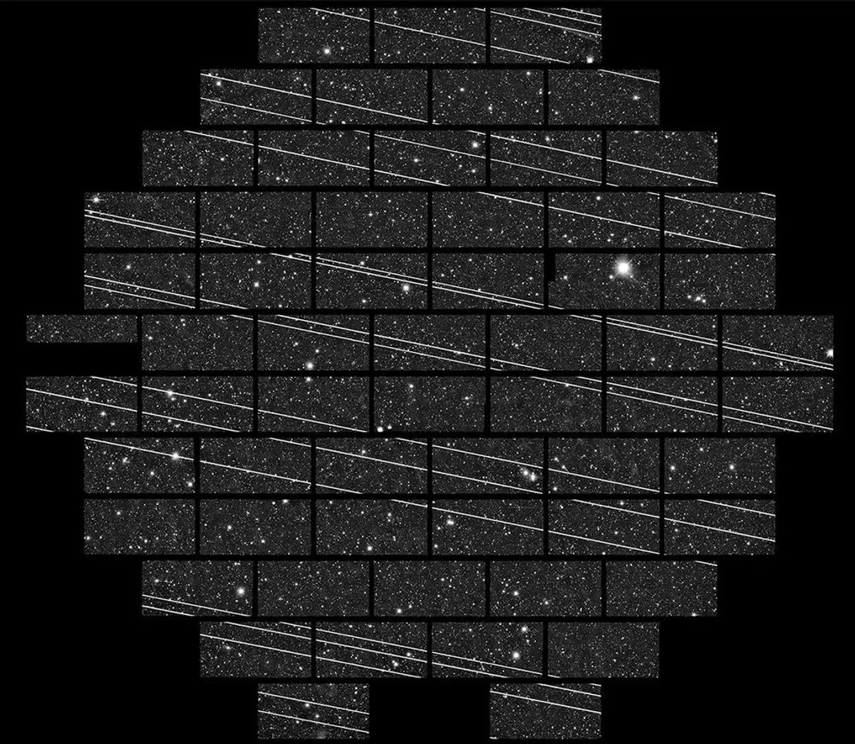 Satellites can leave streaks on astronomical observations Satellites can leave streaks on astronomical observations