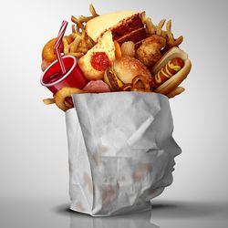 Ultra-Processed Food as an industry formulated snack made from processed ingredients with high fat sugar and salt with artificial flavour additives