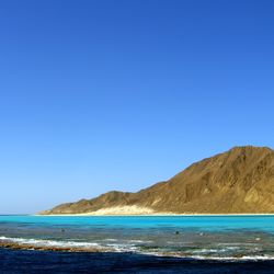 Zabargad Island: A rocky Deserted island in the red sea and a lagoon