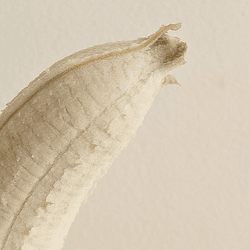 black bit in a banana