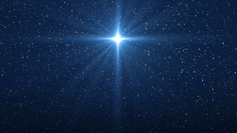 An unusually bright star.