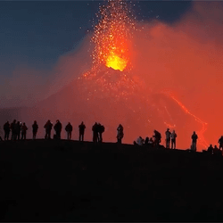 eruption of mount etna