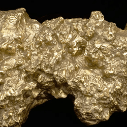 Gold nugget example.