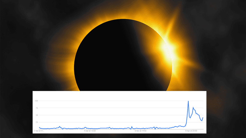 google searches for 'my eyes hurt' after the eclipse