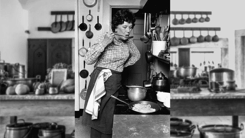Julia child was indeed once a spy for the US who invented shark repellents