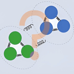 Portrait of a bound state of a nucleon (proton or neutron) and an antineutron.