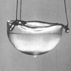 Liquid helium in superfluid state.