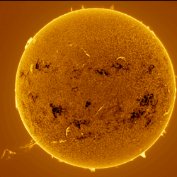 This solar prominence stretched further than from the Earth to the Moon, and helped send a coronal mass ejection to Mercury